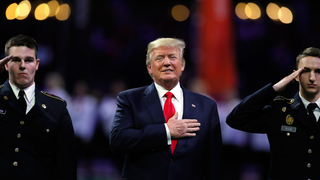Trump's National Anthem performance, decoded at last